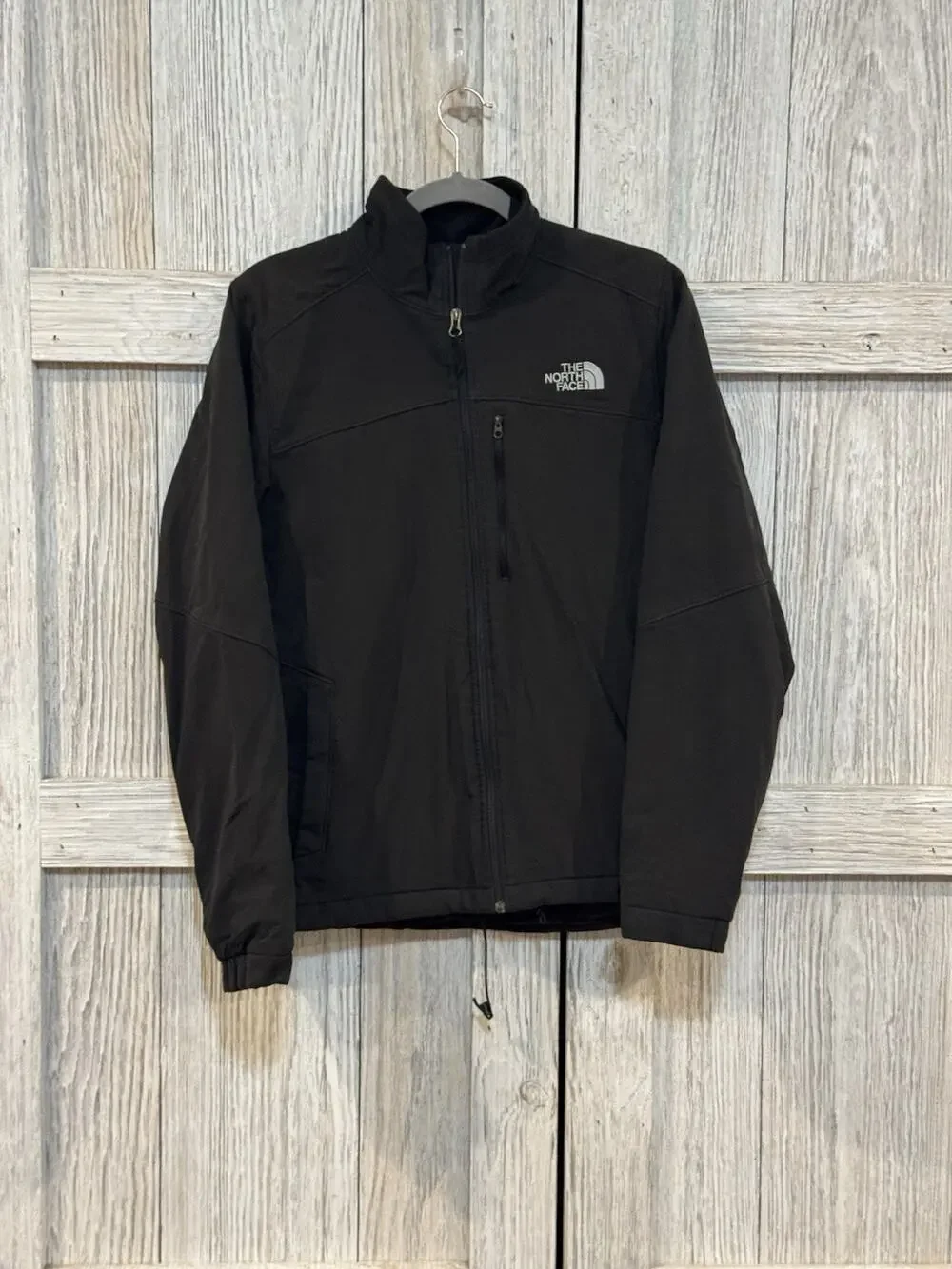The North Face Jacket Men’s Medium Black Softshell Full Zip Warm